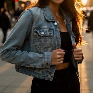 Juicy Couture Light Blue Jean Jacket